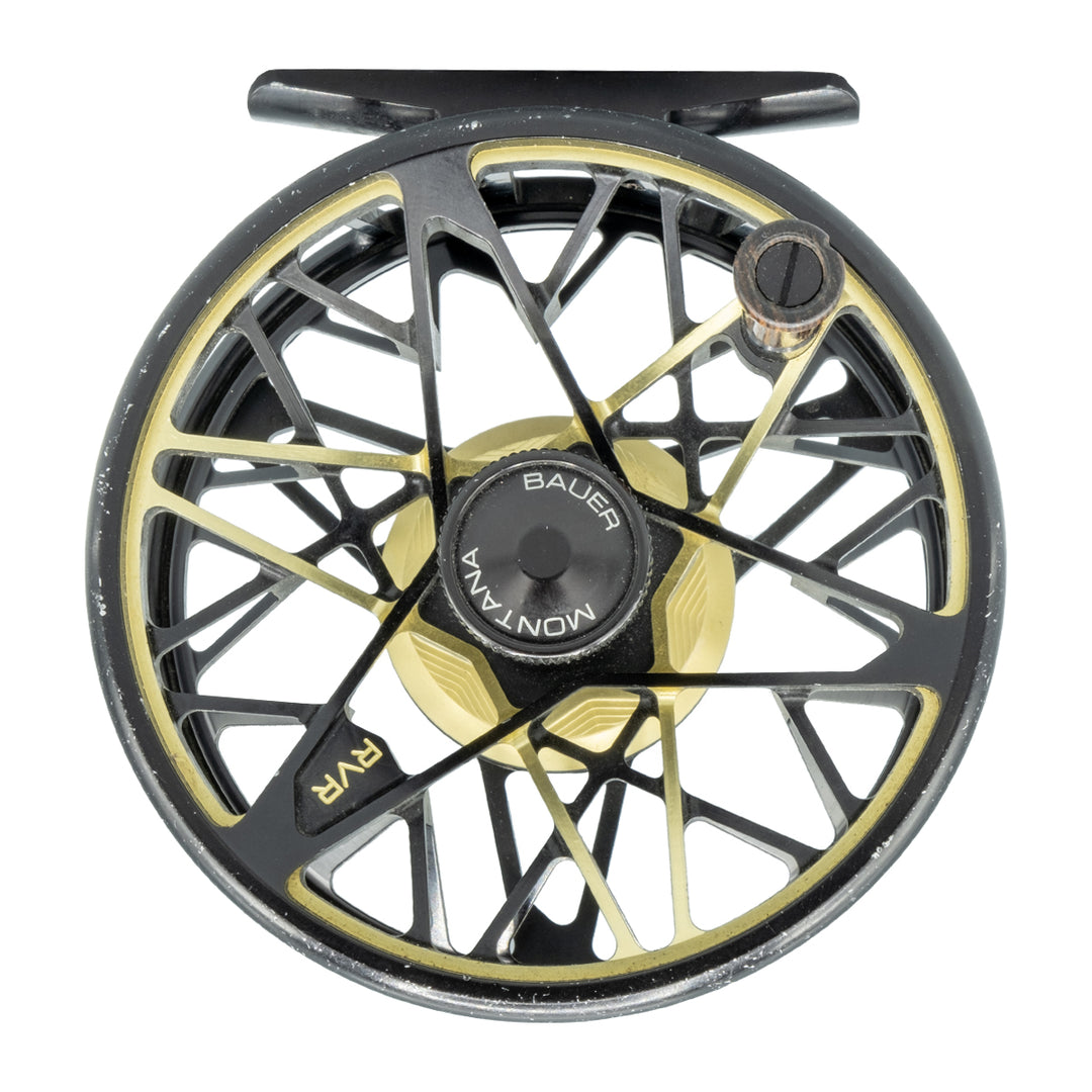 USED Bauer RVR Fly Reel Black & Gold 4/5