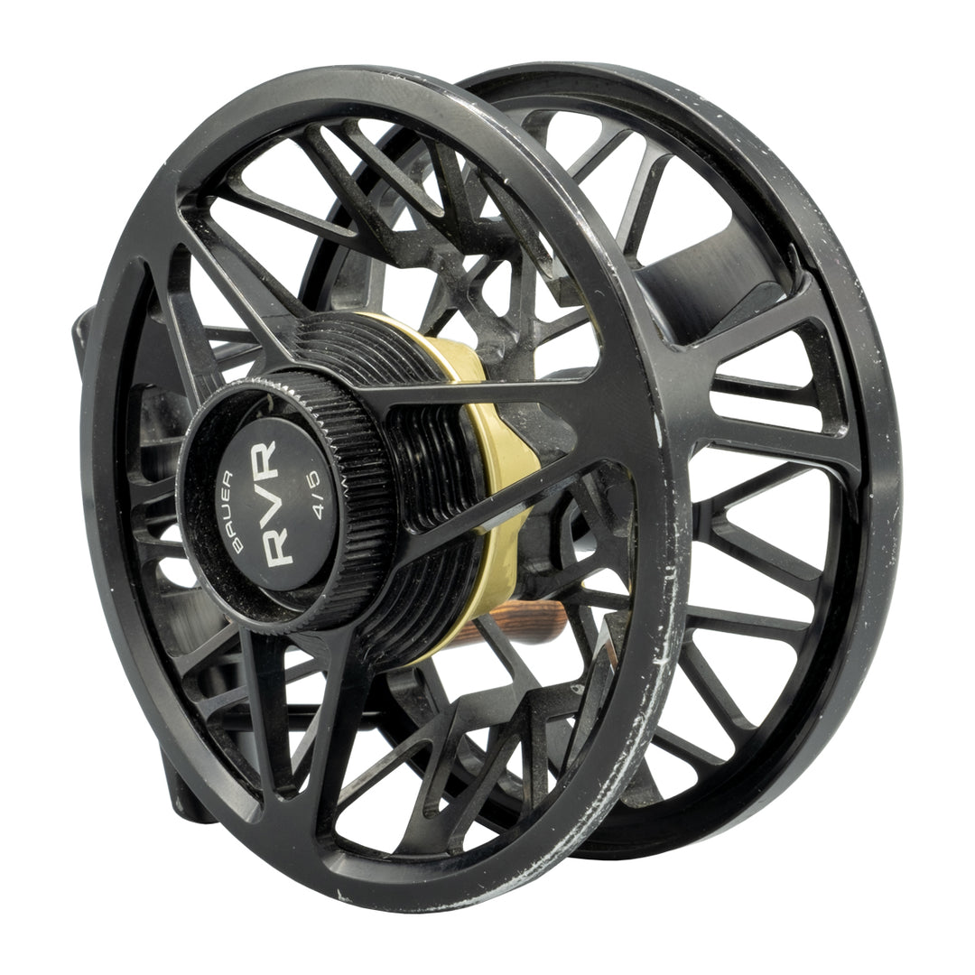 USED Bauer RVR Fly Reel Black & Gold 4/5