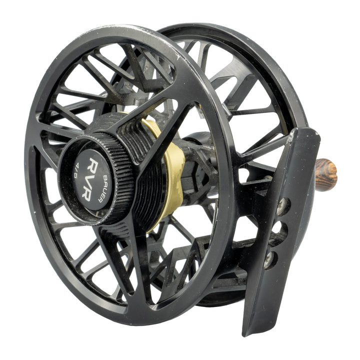 USED Bauer RVR Fly Reel Black & Gold 4/5