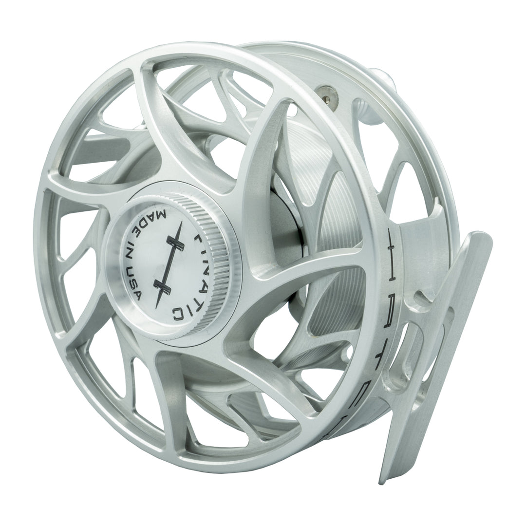 USED Hatch Finatic 7 Plus Clear/Black Fly Reel