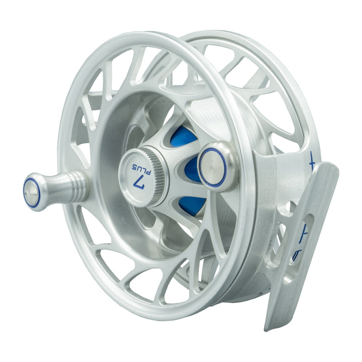 USED Hatch Finatic 7 Plus Clear Blue Fly Reel