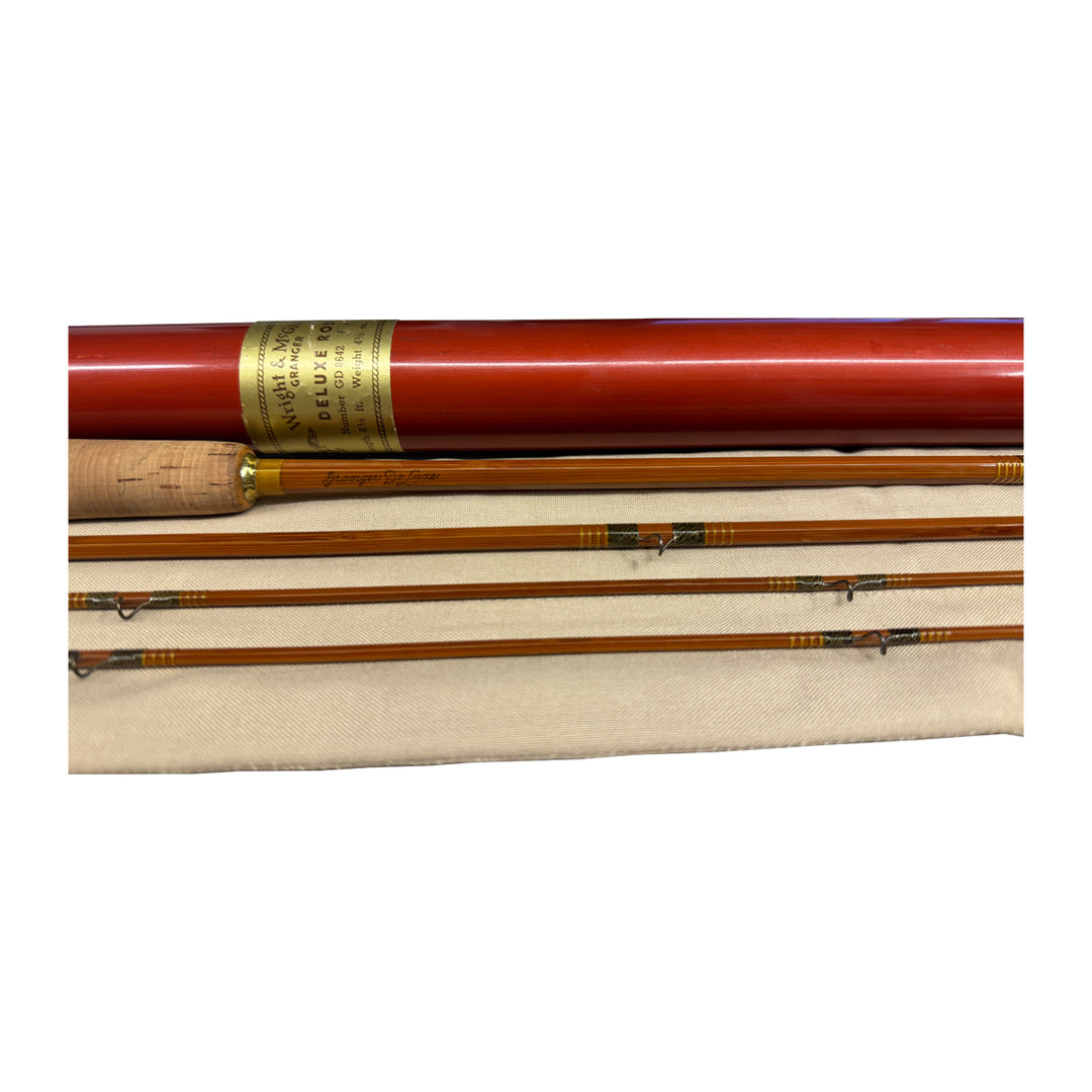 USED Wright & McGill Granger DeLuxe Bamboo Fly Rod 5wt - 8'6 - 3pc w/ –  Madison River Fishing Company