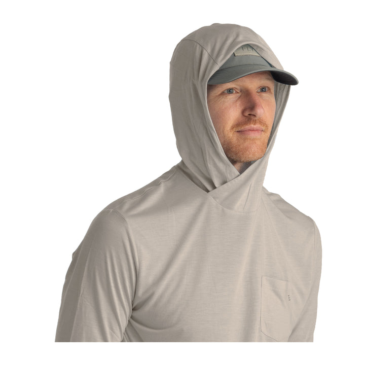 Free Fly Bamboo Lightweight Hoodie Sandstone