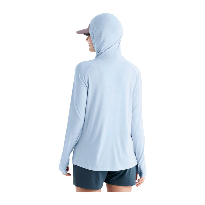 Free Fly Women's Bamboo Lightweight Hoodie II Clear Sky