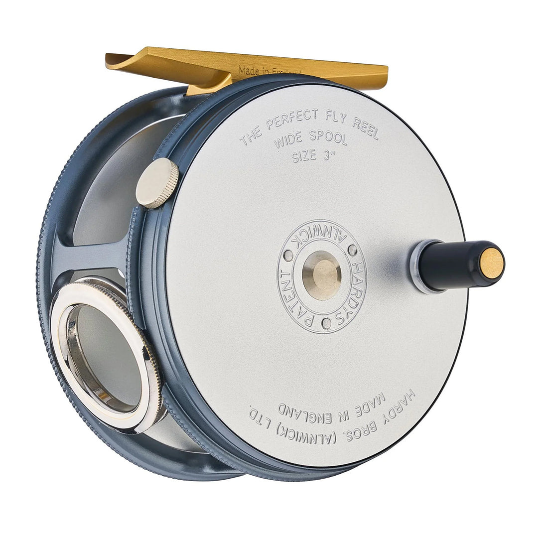 Hardy 1921 Wide Spool Perfect Fly Reel Charcoal/Silver