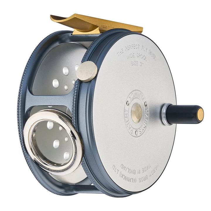 Hardy 1921 Wide Spool Perfect Fly Reel Charcoal/Silver