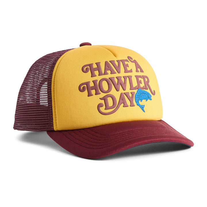 Howler Bros Foam Dome Have a Howler Day : Gold / Maroon