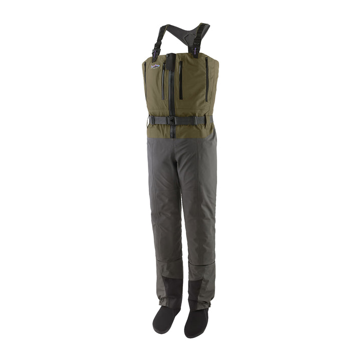 Patagonia Swiftcurrent Expedition Zip Front Waders Basin Green