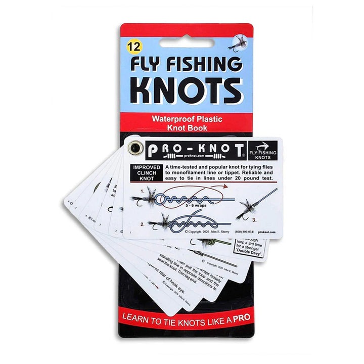 Pro-Knot Fishing Knot Cards 12 Knots