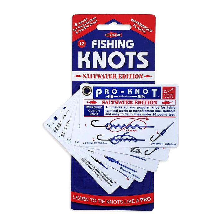 Pro-Knot Fishing Knot Cards Saltwater