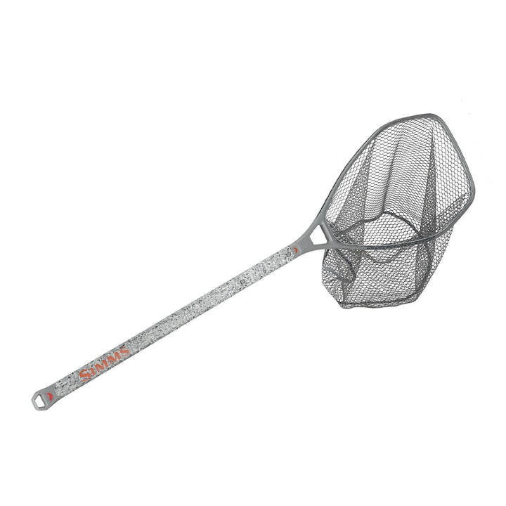 Simms Daymaker Boat Net - Long Handle Pebble Steel