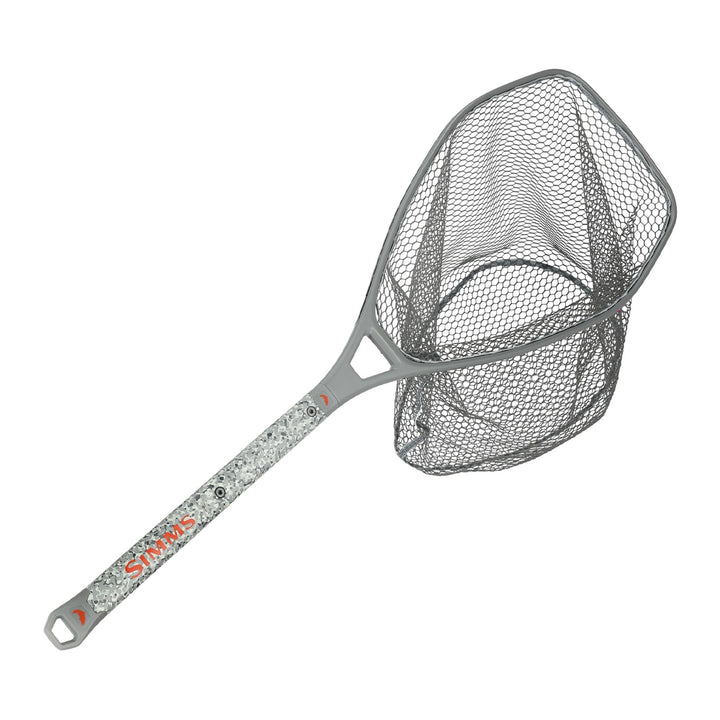 Simms Daymaker Boat Net - Short Handle Pebble Steel