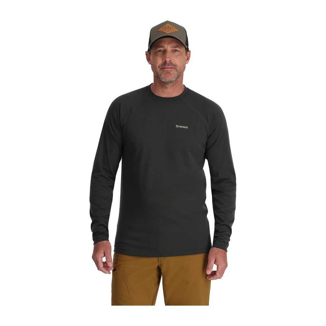 Simms Lightweight Baselayer Top Carbon