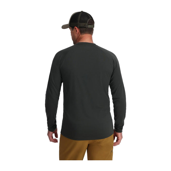 Simms Lightweight Baselayer Top Carbon