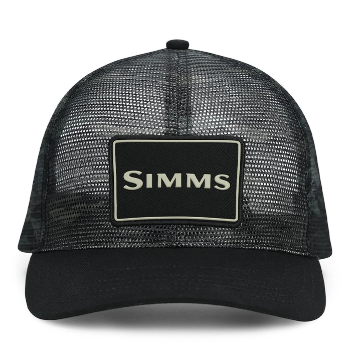 Simms Mesh All-Over Trucker Tiger Camo Black/Dark Gunmetal