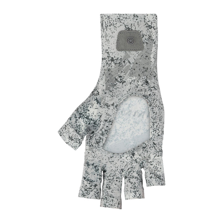 Simms Sunglove Half-Finger Back Eddy White