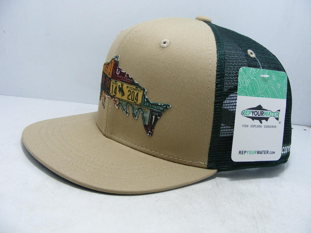 RepYourWater X Cody's Fish Mixed Western Trout High-Profile Trucker Hat