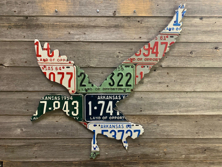 Arkansas Antique Duck License Plate Art