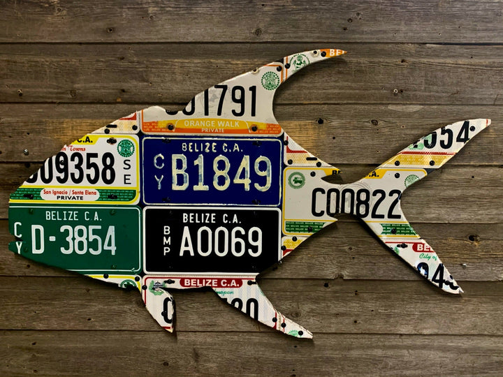 Belize Permit License Plate Art