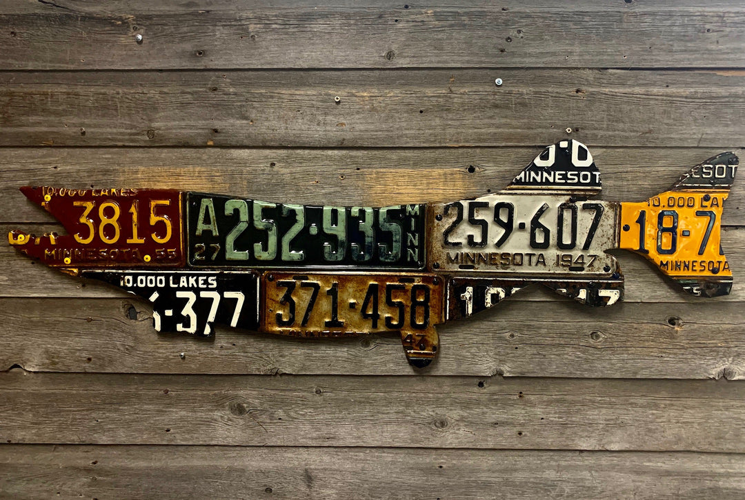 Minnesota Pike/Muskie License Plate Art