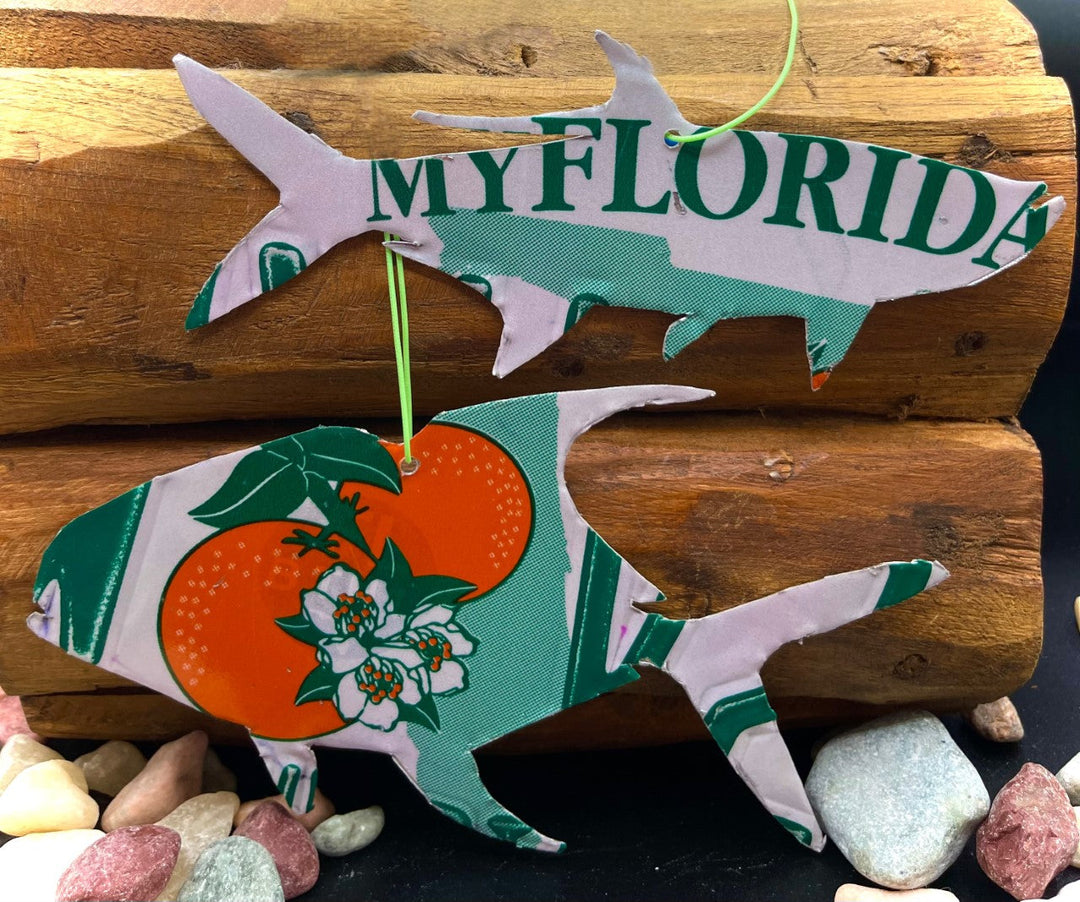 Florida Permit License Plate Christmas Ornament