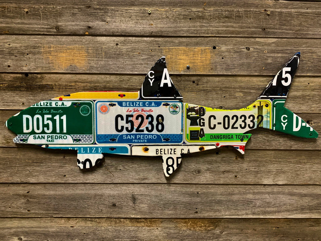 Belize Grand Slam License Plate Art Bundle (Permit/Tarpon/Bonefish)