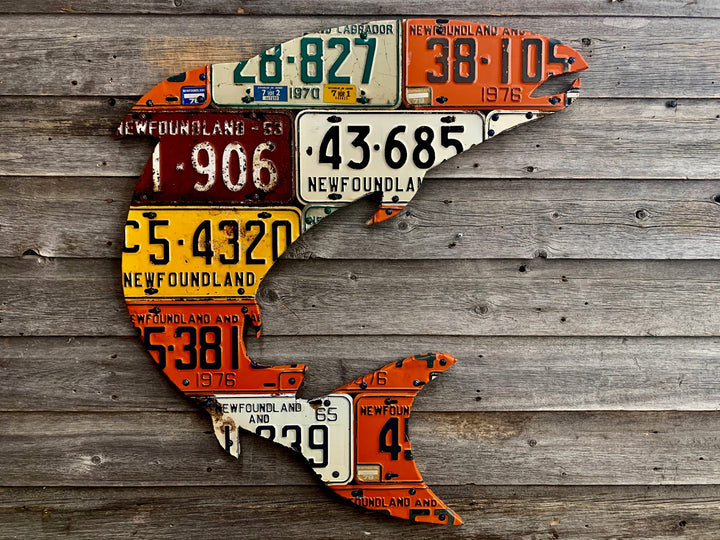 Newfoundland Atlantic Salmon License Plate Art