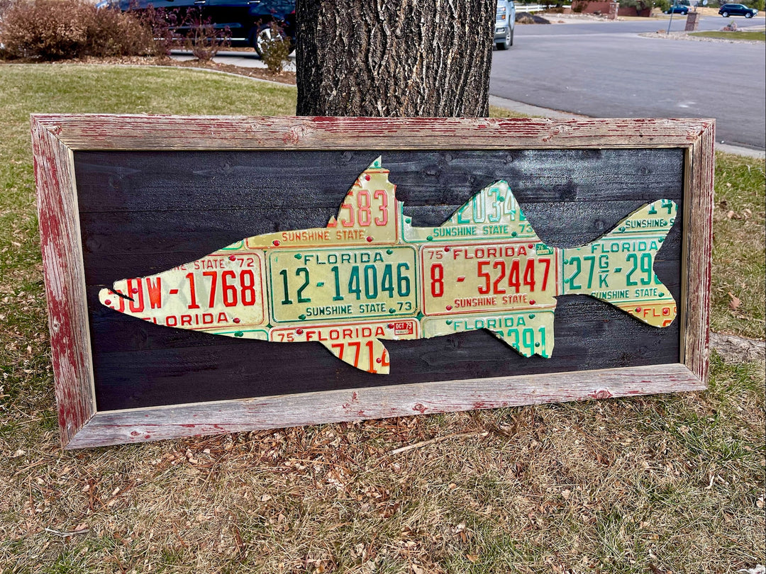 Florida Snook License Plate Art