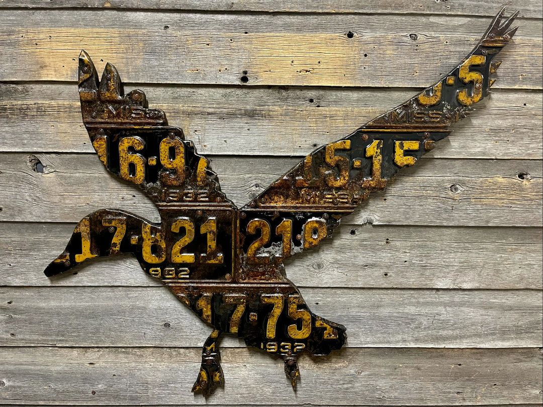 Mississippi Antique Duck License Plate Art