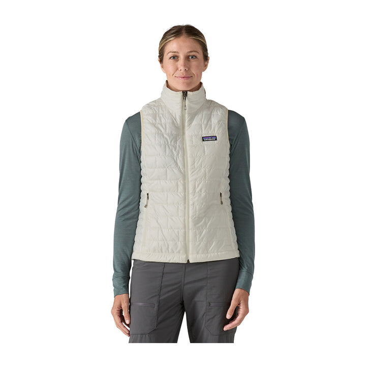 Patagonia Womens Nano Puff Vest Birch White