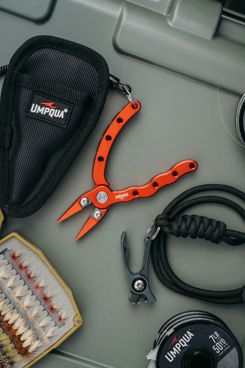 Umpqua RiverRun Trout Plier/Nipper Combo Orange/Gunmetal