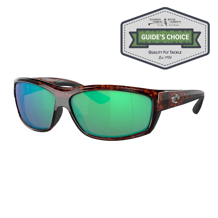 Costa Saltbreak Sunglasses Tortoise Green Mirror 580G