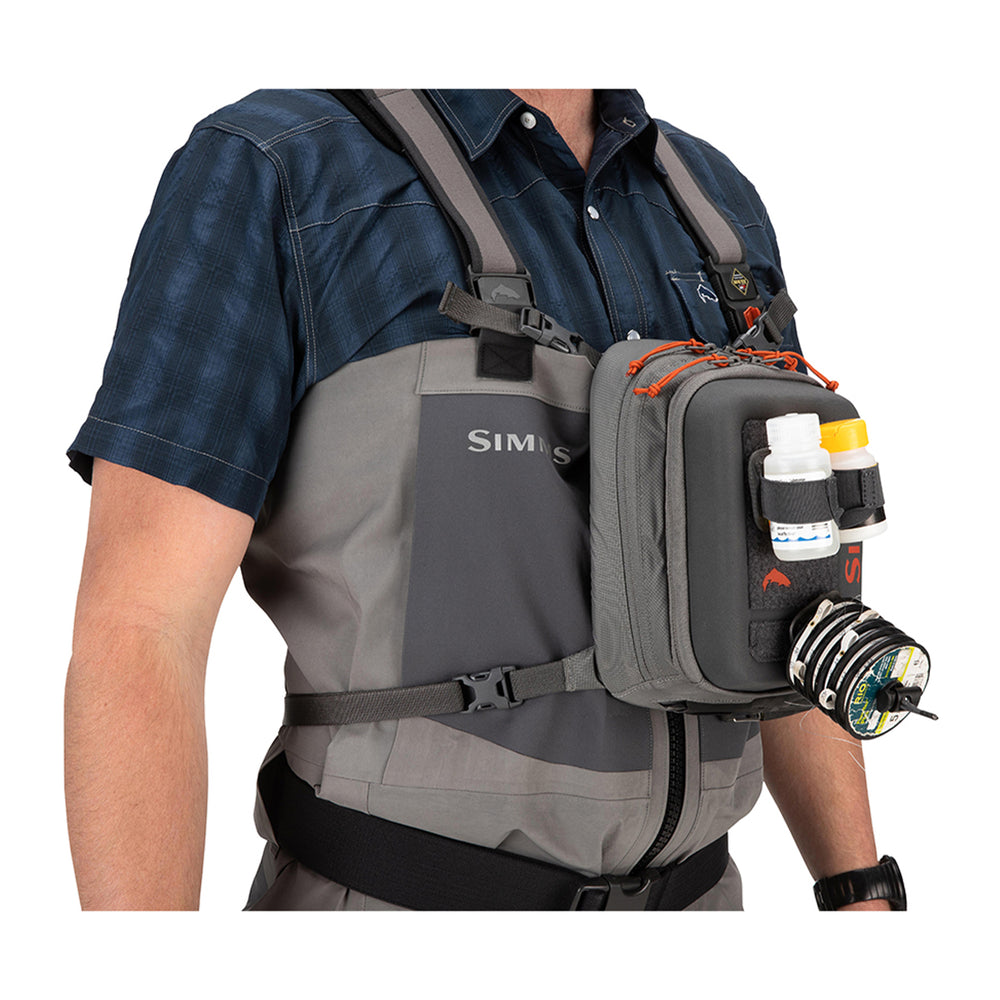 Shop Fly Project Fly Fishing Gear  Category: Packs, Bags + Vests; Price:  $200.00 - $300.00; Brand: Simms