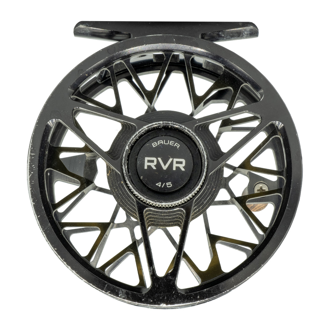 USED Bauer RVR Fly Reel Black & Gold 4/5