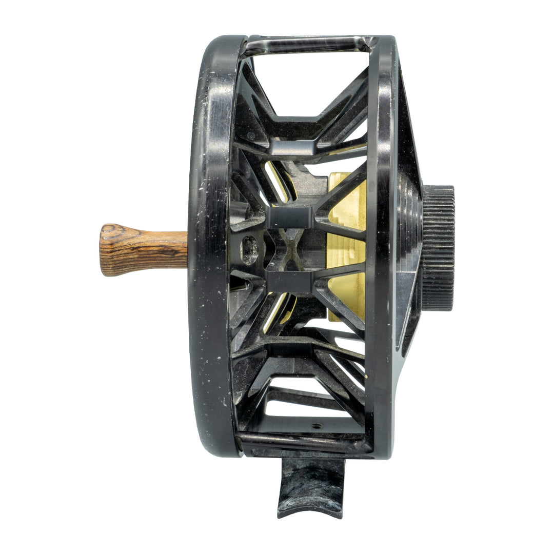 USED Bauer RVR Fly Reel Black & Gold 4/5