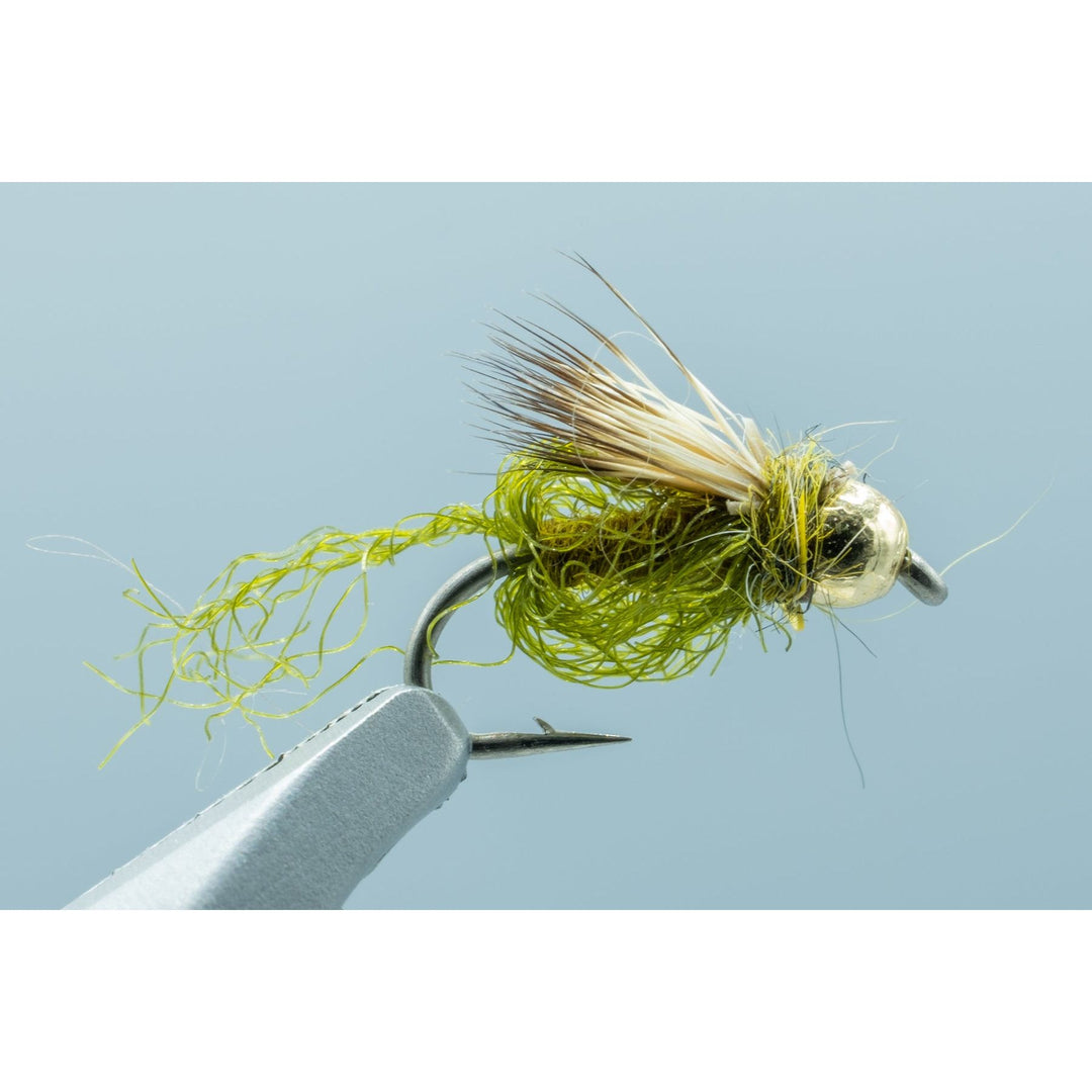 Gold BH Sparkle Pupa Olive #16