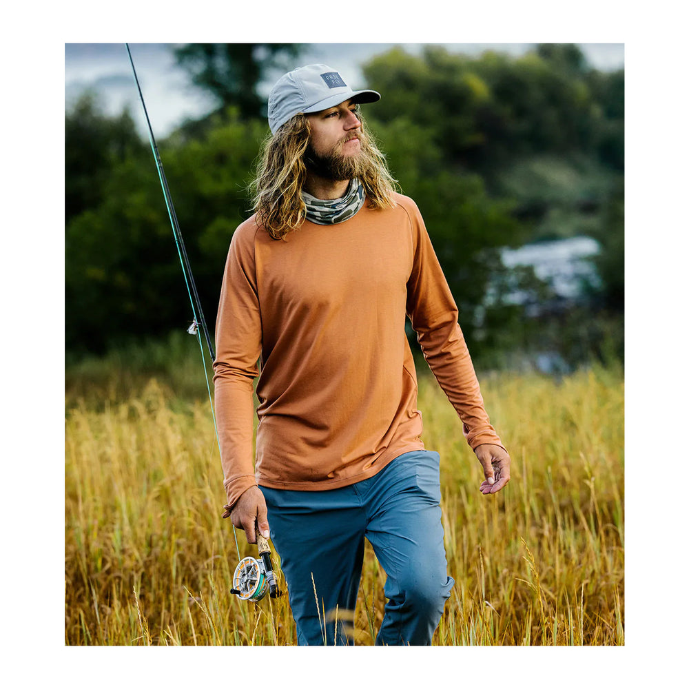 Wyoming Fly Fishing Free Fly Men's Clearwater Hoody Rust SALE