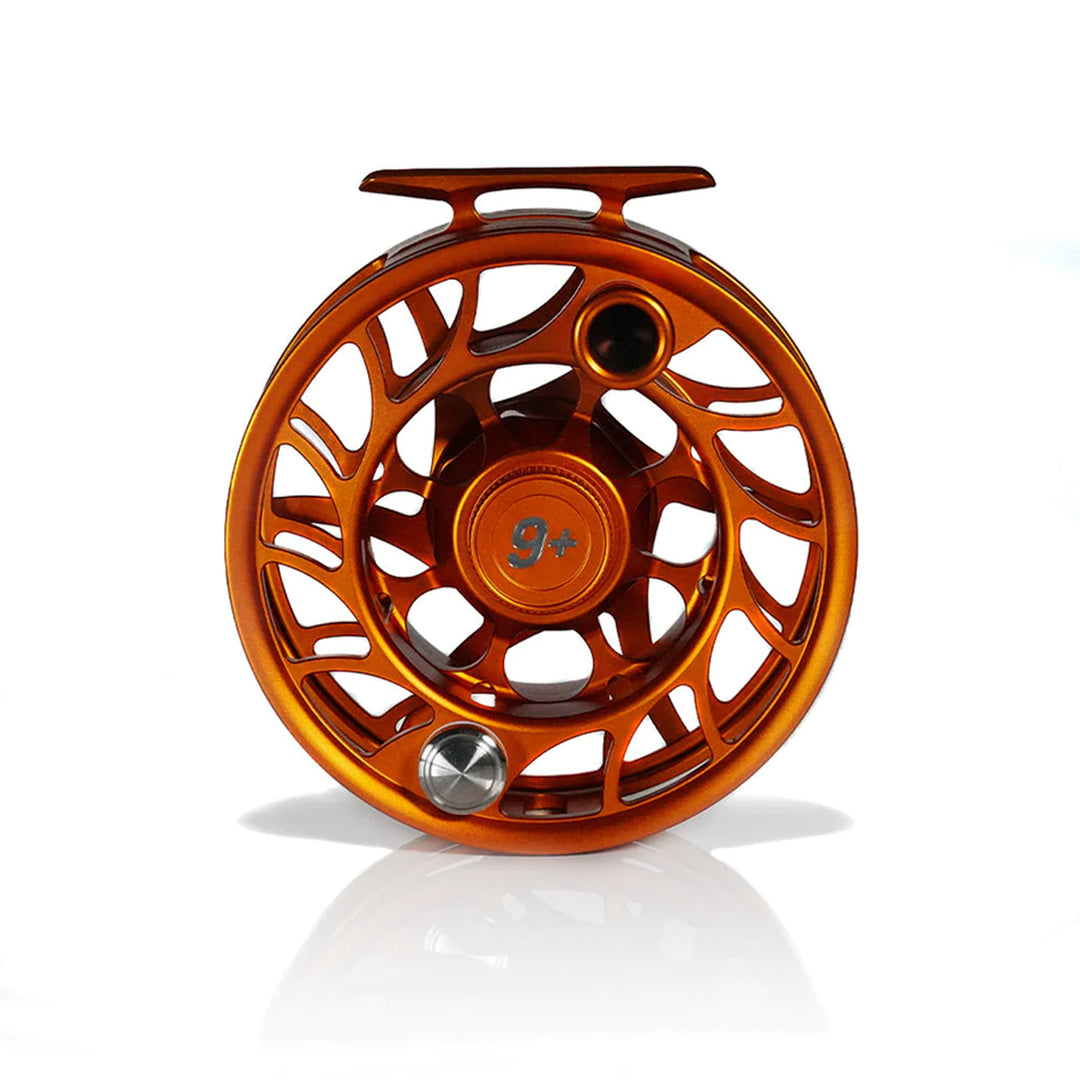 Hatch Iconic 9 Plus Fly Reel Campfire Orange