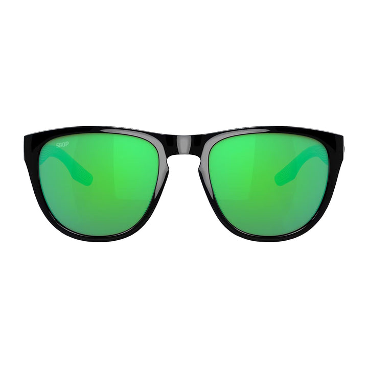 Irie Sunglasses Black Green Mirror 580P