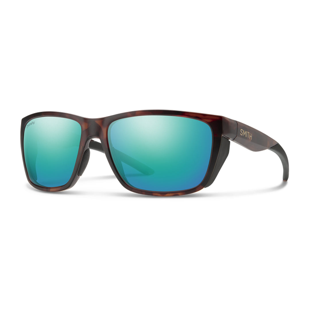 Smith Longfin Matte Tortoise ChromaPop Polarized Opal Mirror