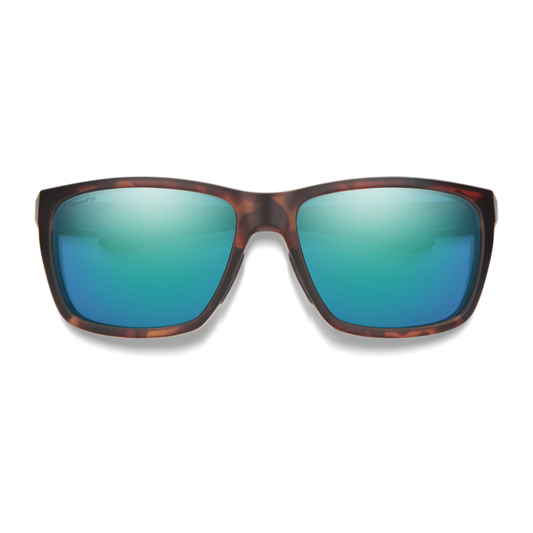 Smith Longfin Matte Tortoise ChromaPop Polarized Opal Mirror