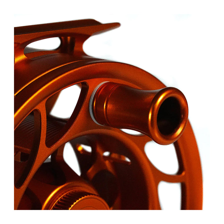 Hatch Iconic 9 Plus Fly Reel Campfire Orange