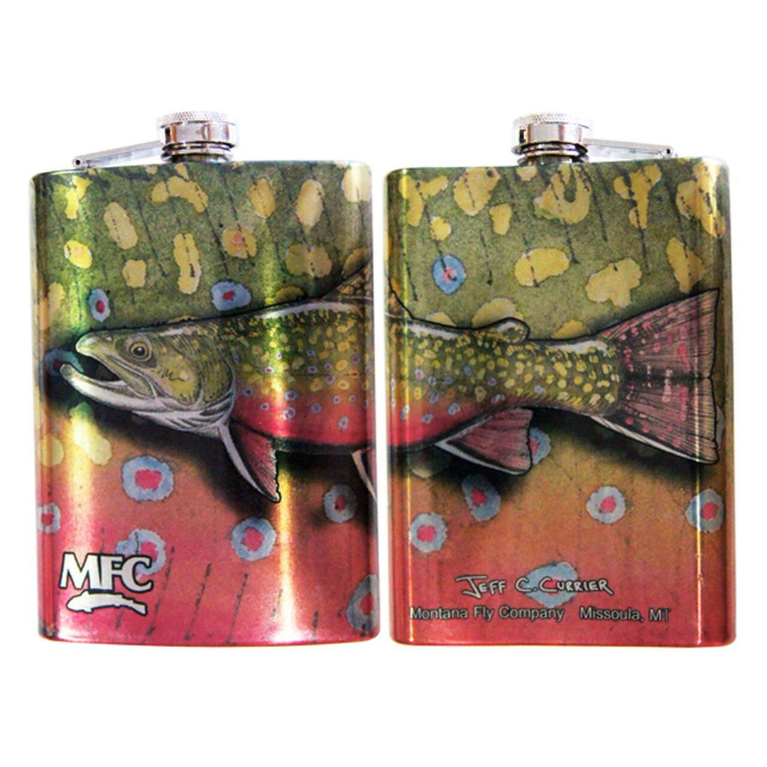 MFC Stainless Hip Flask (8oz.)  Brown Trout Flask – Madison River Fishing  Company