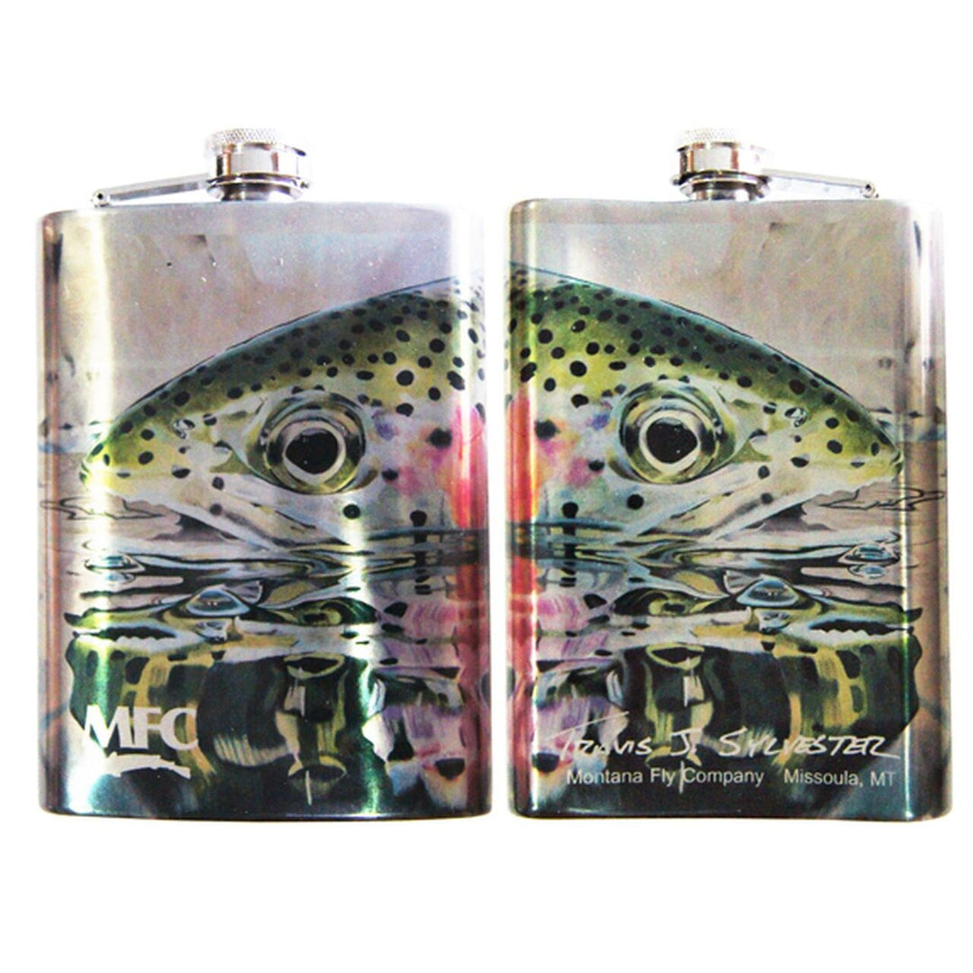 Montana Fly Stainless Steel Flask - Duranglers Fly Fishing Shop & Guides