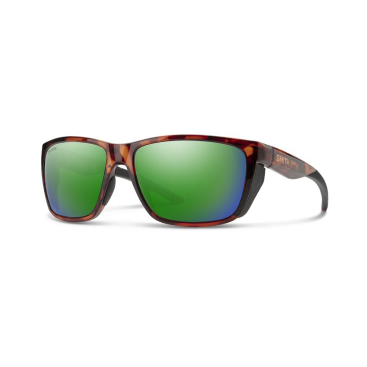 Smith Longfin Sunglasses Tortoise ChromaPop Glass Polarized Green Mirr ...