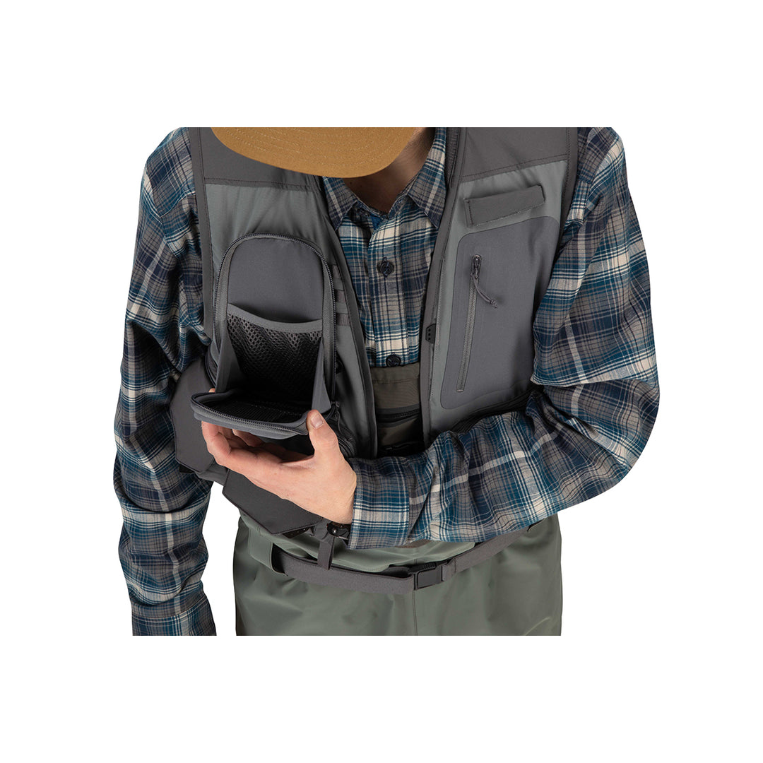 Simms G3 Guide Fly Fishing Vest Steel
